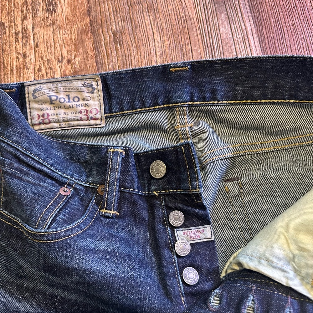 Polo by Ralph Lauren Men's Sullivan Slim Dark Blue Denim Jeans